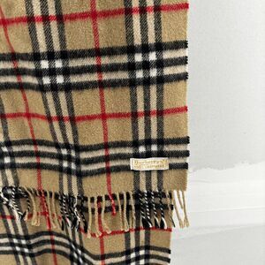 Vintage Burberry of London 100% Cashmere Scarf Nova Check Scarf England plaid